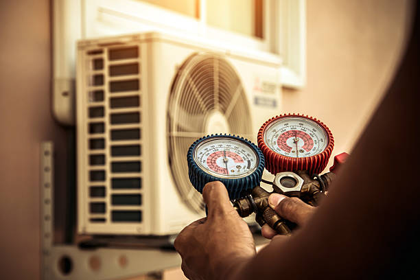 Professional Furnace Repair technician working in Glen Carbon, IL